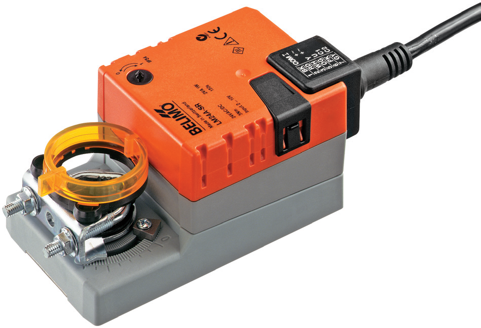 LMC24ASR Damper actuator, Modulating, AC/DC 24 V, 5 Nm, Running time