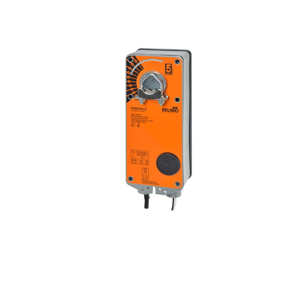 FSAF24A S Fire Damper Actuator 20 Nm Spring Return AC DC 24 V fsaf24a-s-fire-damper-actuator-20-nm-spring-return-ac-dc-24-v