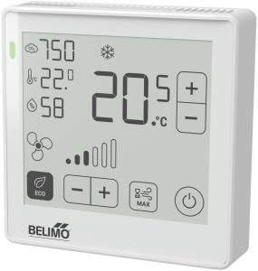 P-22RT..-1U00D-2, BELIMO, Room Operating Unit CO₂ / Humidity / Temperature